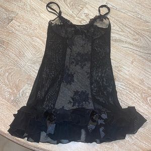 Vintage music legs lingerie one size nighty lace